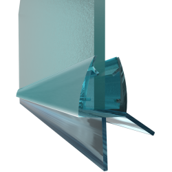 Joints d'étanchéité pour les bas de portes de douche et parois de baignoire, réf. 512369