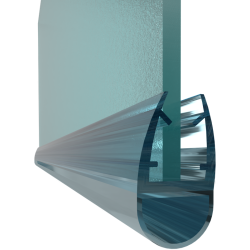 Joints d'étanchéité pour les bas de portes de douche et parois de baignoire, réf. 512370