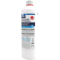 Déboucheur liquide à l'acide pour canalisations sanitaires couleur rose