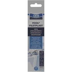 Pâte étanchéité pour raccords filetés plast/plast ou plast/métal tube 100g blanc