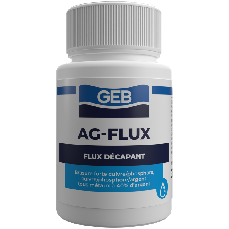 Flux décapant pour brasure forte à l'argent pot 90g