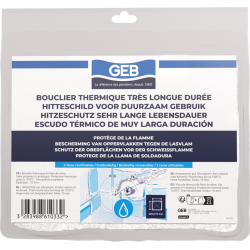 Nappe réversible tissu de silice et fibres de verre pour la protection thermique