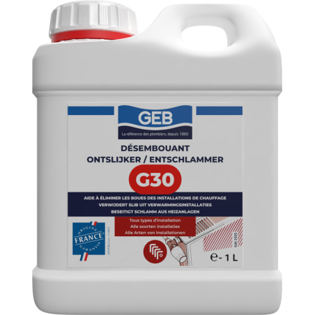 Liquide éliminant les boues des installations de chauffage, réf. 870115