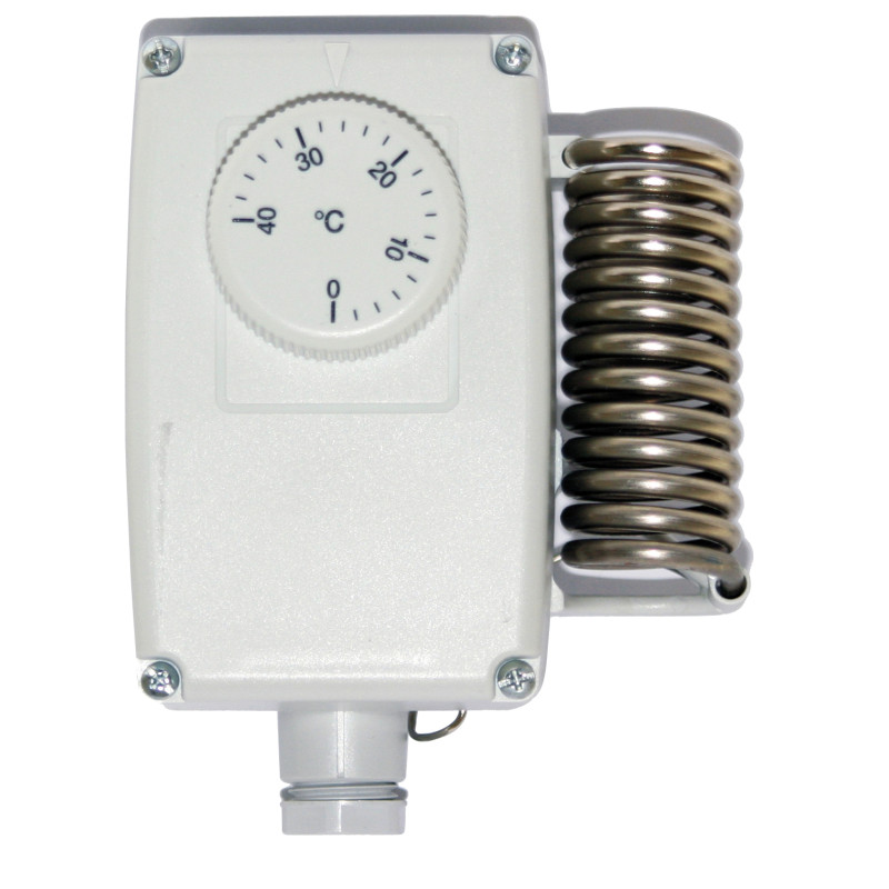 Thermostatique ambiance étanche IP54 mécaniqueRéglage Chaud -5°C/ +35°C / 544405