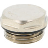 Bouchon plein 1/2" pour radiateur Aciersous Blister de10 10 bar 100°C