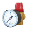 Soupape de Sureté ZM - 3/4"F3 bar - avec Manomètre