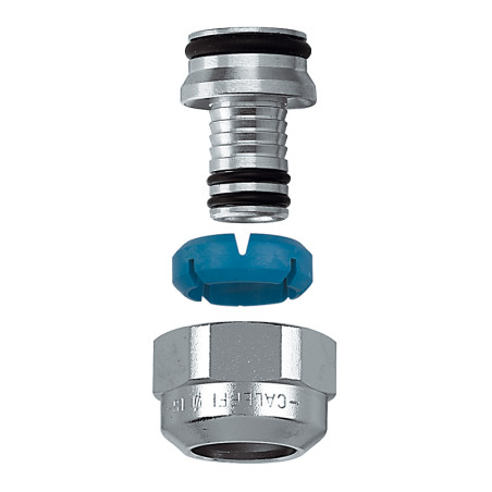 Écrou Chr M23X1.5 pour tube multi. Ø16x2pression max 10 bar 0°C à 95°C continu