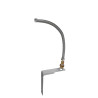 Kit de pose pour vase solaire 3/4"flexible INOX, support, raccord rapide