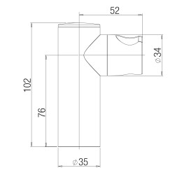 Applique mural orientable COX