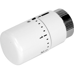 Tête thermostatique ILHINA Blocable Blanche RAL 9016métal M30x1.5