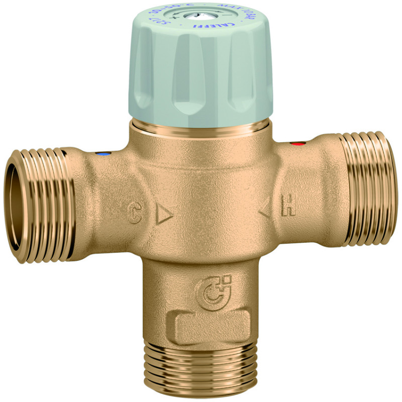 MIXCAL - Mitigeur thermostatique laiton 3/4" fonction anti-brûlure.