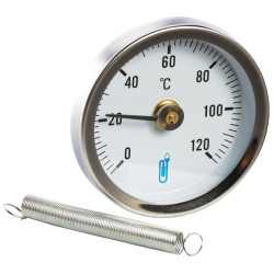 Thermomètre à ressortCadran 0 / 120°