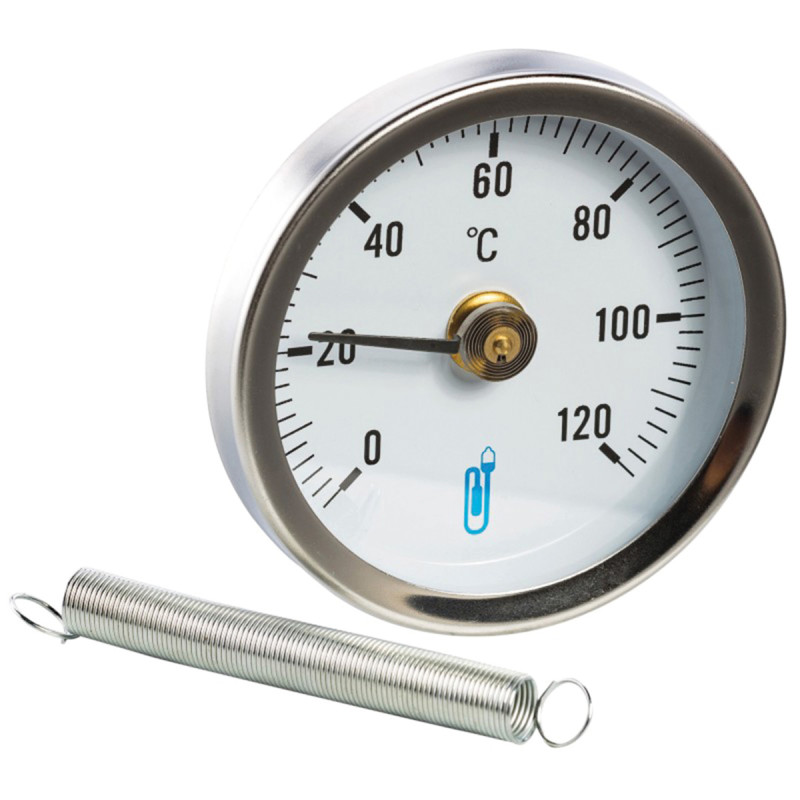 Thermomètre à ressortCadran 0 / 120°