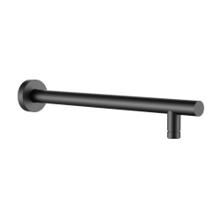 Bras mural rond 400 mm noir mat
