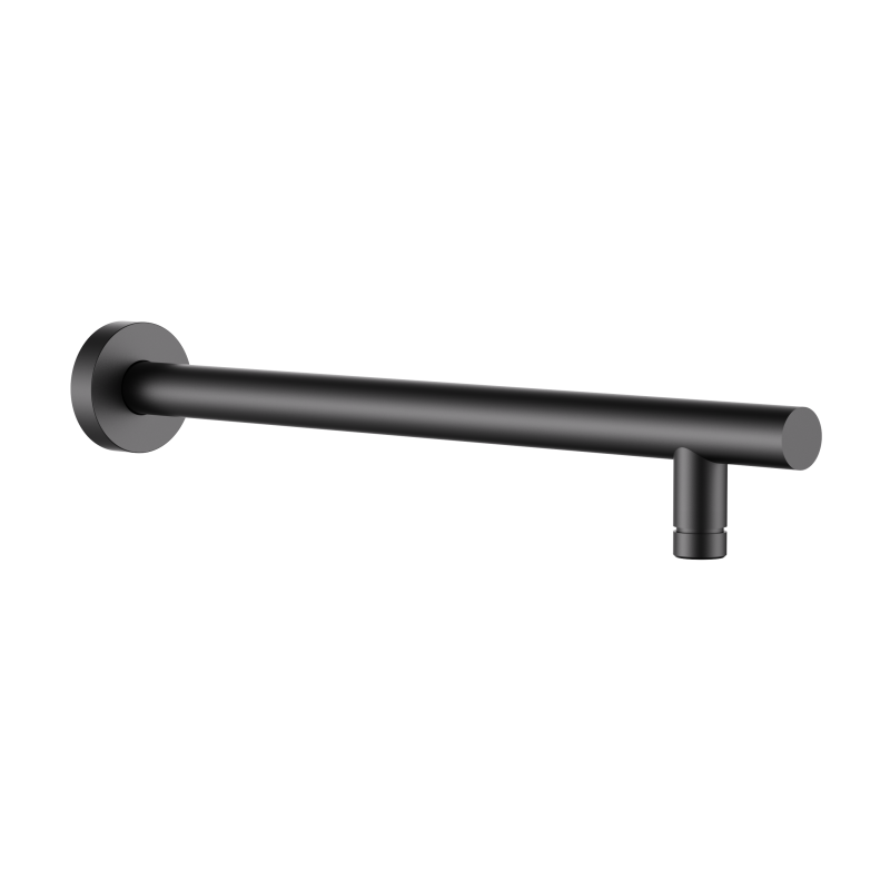 Bras mural rond 400 mm noir mat