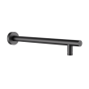 Bras mural rond 400 mm noir mat