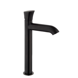 Mitigeur lavabo rehaussé TROPIC PVD black