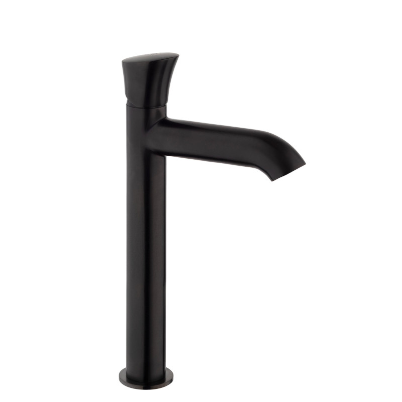 Mitigeur lavabo rehaussé TROPIC PVD black