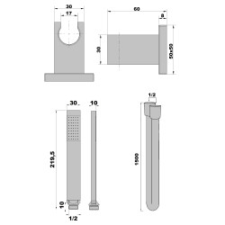 Minikit douchette DAX pw