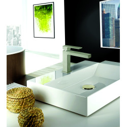 Mitigeur lavabo DAX PVD grey acier
