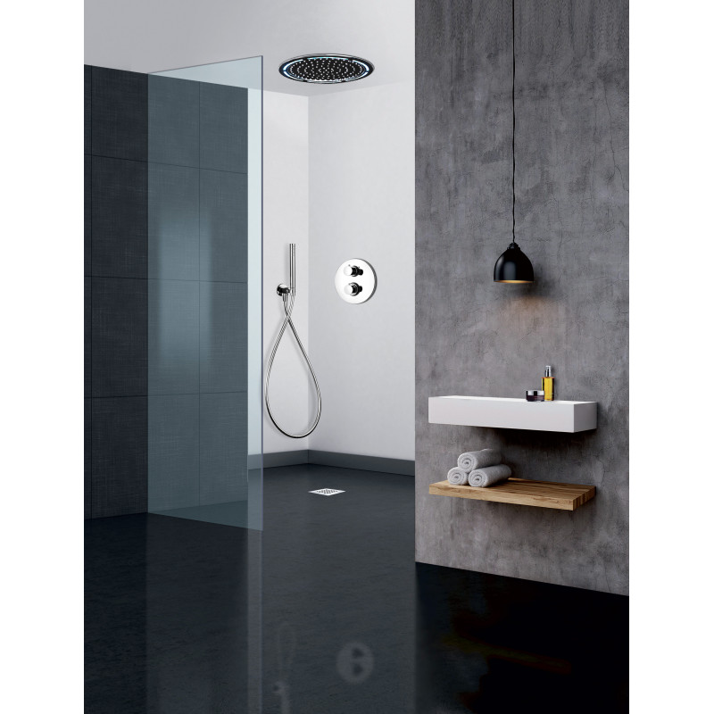 Ensemble de douche cromo techno avec interrupteur