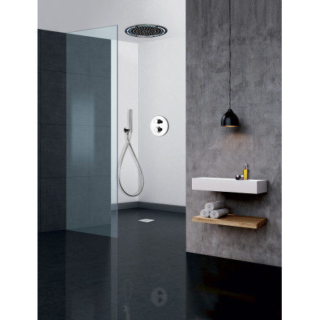 Ensemble de douche cromo techno avec interrupteur