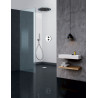 Ensemble de douche cromo techno avec interrupteur