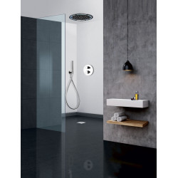Ensemble de douche cromo techno avec interrupteur