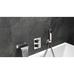 Formule bain-douche thermostatique encastrée - bec cascade DAX