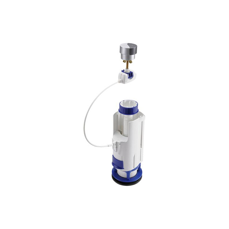 Mécanisme double volume économiseur d'eau, système à câble universel, culot G 2"