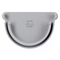 Fond symétrique de gouttière/naissance TECHTAN®, pour demi-ronde