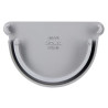 Fond symétrique de gouttière/naissance TECHTAN®, pour demi-ronde