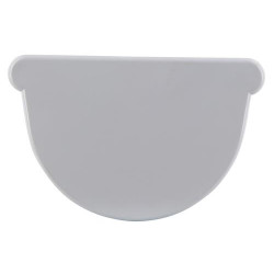 Fond symétrique de gouttière/naissance TECHTAN®, pour demi-ronde