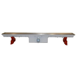 Caniveau douche grille rever+natte