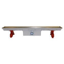 Caniveau douche grille rever+natte