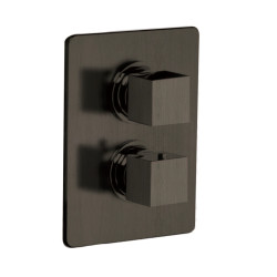 Mitigeur douche thermostatique encastré carré, réf. 97PZ691TH