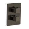 Mitigeur douche thermostatique encastré carré, réf. 97PZ691TH