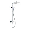 Colonne de douche TANK 250 laiton, mitigeur thermostatique