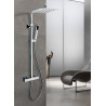 Colonne de douche TANK 250 laiton, mitigeur thermostatique