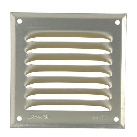 Grille persienne aluminium doré