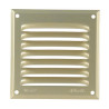 Grille persienne aluminium doré
