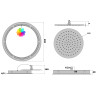 Rain light techno version chromotherapie interrupteur