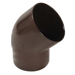 Coude esthétique TECHTAN® 45°, mâle-femelle, descente de gouttière