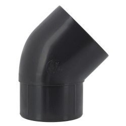 Coude esthétique TECHTAN® 45°, mâle-femelle, descente de gouttière