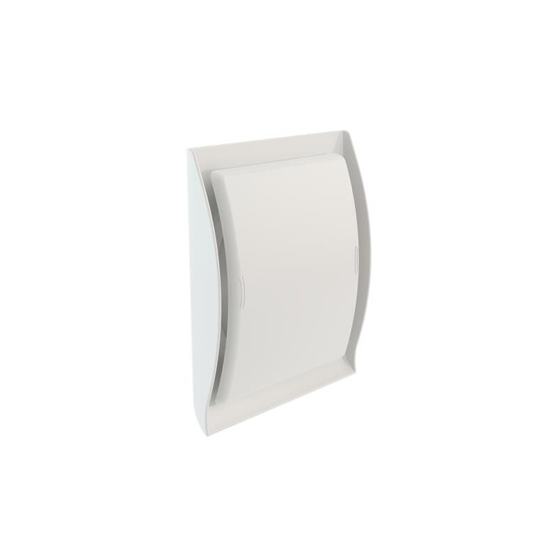 Grille d'aération design NEOLIA® spéciale gaz, blanche, en PVC