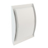 Grille d'aération design NEOLIA® spéciale gaz, blanche, en PVC