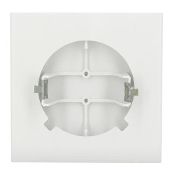 Grille d'aération design NEOLIA® spéciale gaz, blanche, en PVC