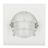 Grille d'aération design NEOLIA® spéciale gaz, blanche, en PVC