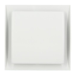 Grille d'aération design NEOLIA® spéciale gaz, blanche, en PVC