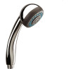 Douchette à main Clipper 2 jets anticalcaire, ABS chromé Ø 69 mm, raccord G 1/2
